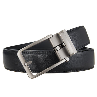 オートロック式 メンズベルト｜食後もラクな穴なし調整ビジネスベルト
